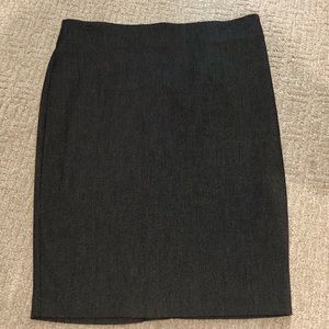 Van Heusen Gray/Black Pencil Skirt